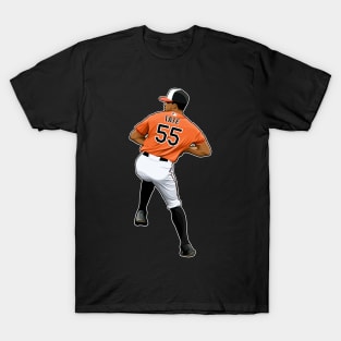 Dillon Tate #55 Pitches T-Shirt